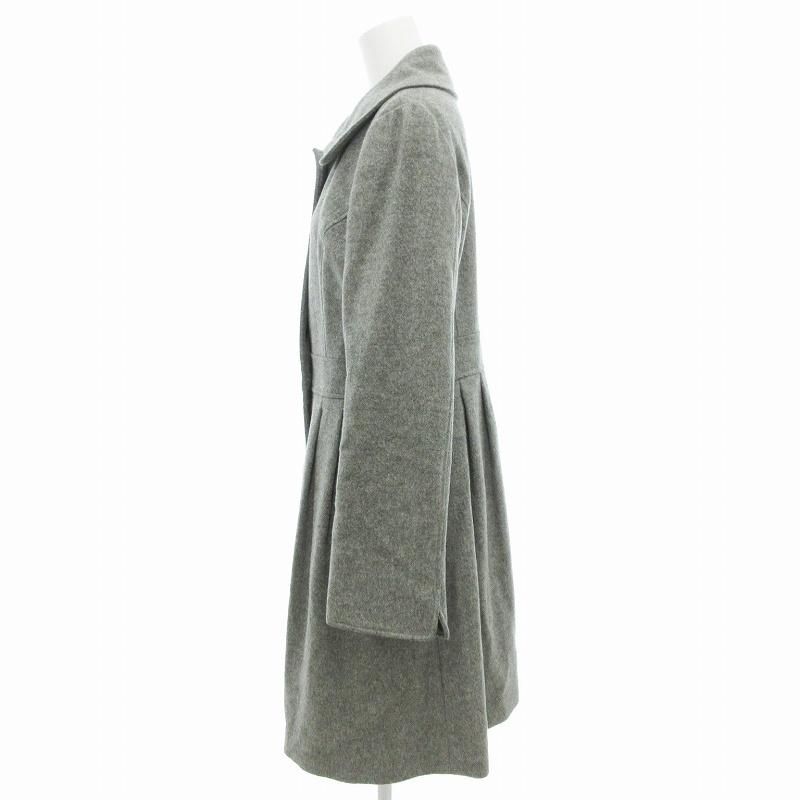 新品タグ付きインディヴィ V.A.I カシミヤ100ステンカラーコート定価13万 INDIVI（インディヴィ） ステンカラーコート ロング ボタンアップ