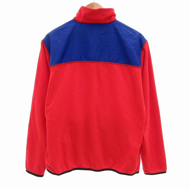 カンタベリー CANTERBURY フリースジャケット アウター L 赤 レッド 青