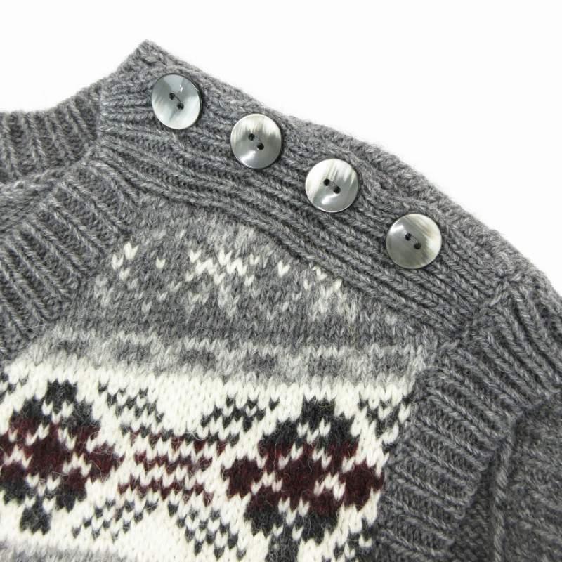 スキャパ SCAPA ニット ベスト プルオーバー ノルディック柄 ウール