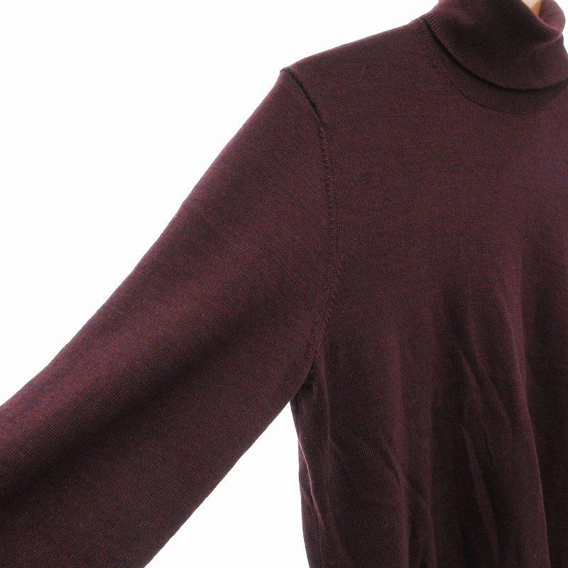 ランズエンド LANDS' END 美品 ニット セーター タートルネック シルク