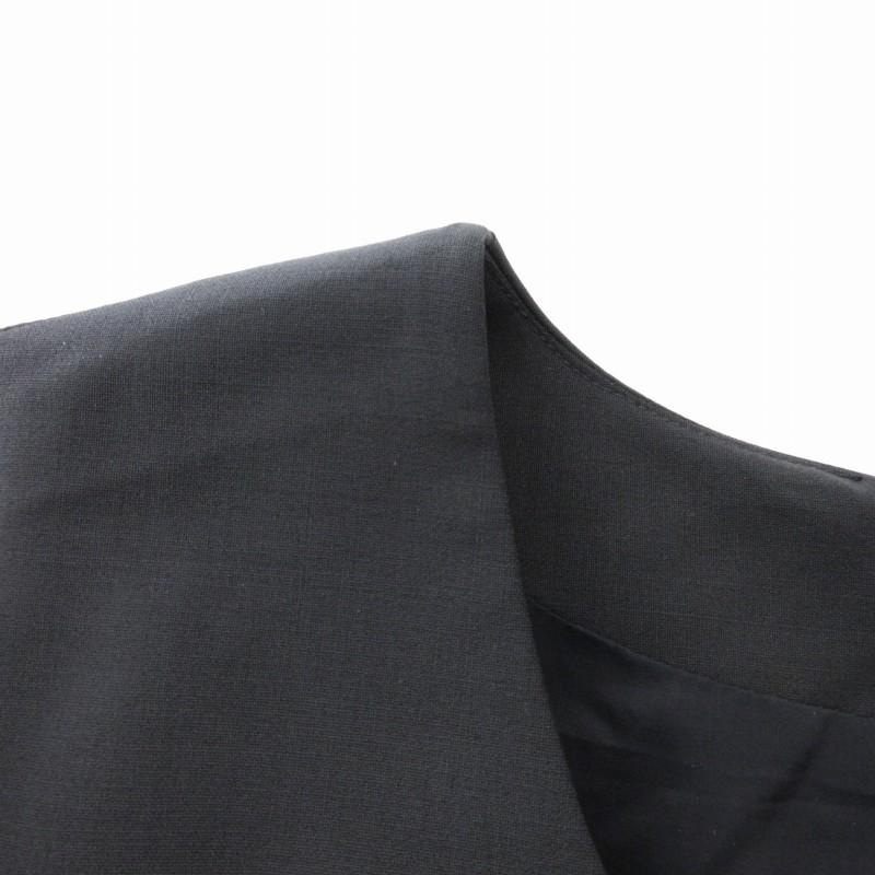 【新品　タグ付き】theory luxe ブラック 上品な半袖ワンピース 小さめ Theory luxe】セオリーリュクス『半袖デザインワンピース