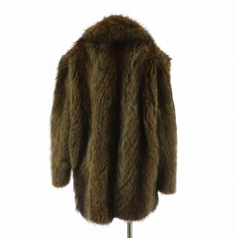 FASHIONABLE セーブル セーブルファー コート 毛皮 ミドル 裏地刺繍 13