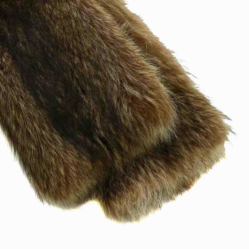 FASHIONABLE セーブル セーブルファー コート 毛皮 ミドル 裏地刺繍 13