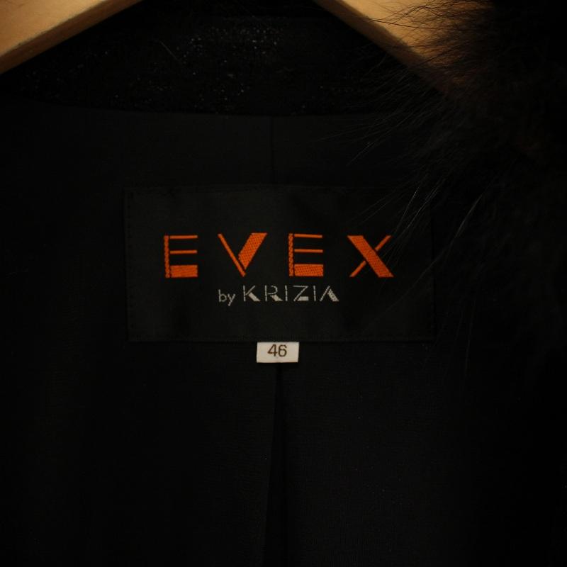 エヴェックス バイ クリツィア EVEX by KRIZIA ノーカラージャケット 