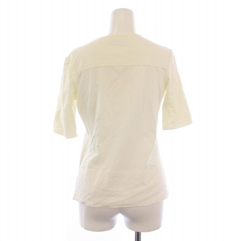 ジルサンダー JIL SANDER Uネック カットソー Tシャツ 半袖 コットン  