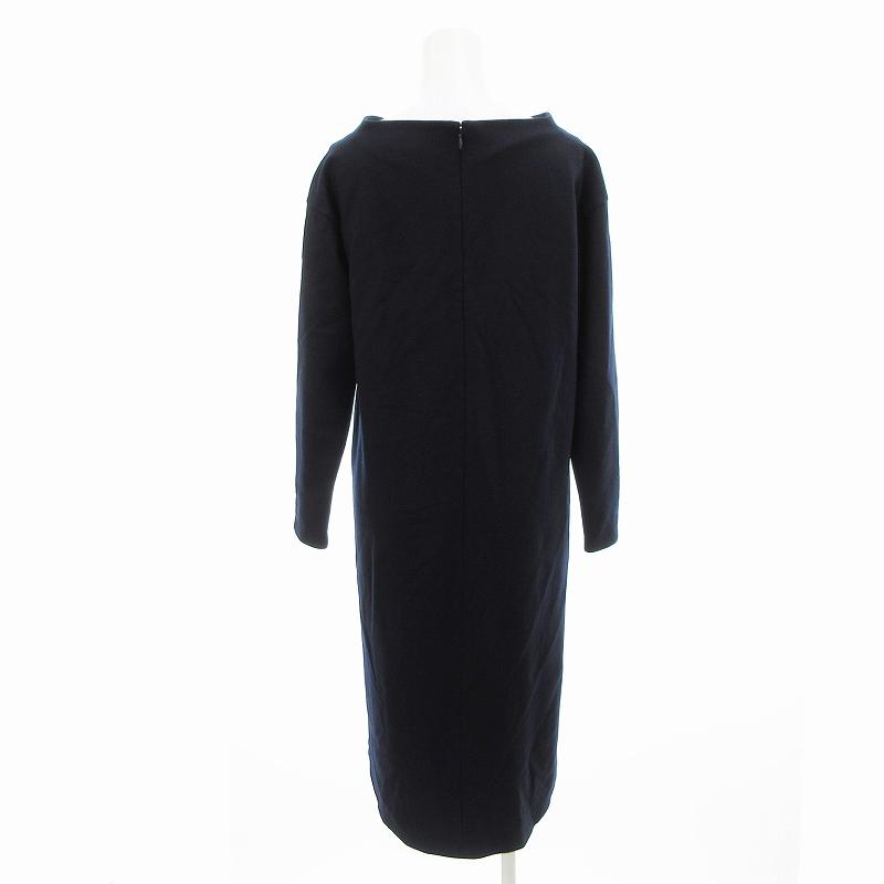 UNTITLED（アンタイトル） ワンピース ウール 長袖 ロング 1 紺