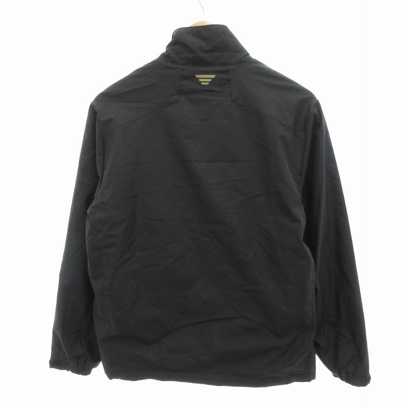 ダンロップ DUNLOP ジャケット ブルゾン ジップアップ 裏地 ボア M 黒