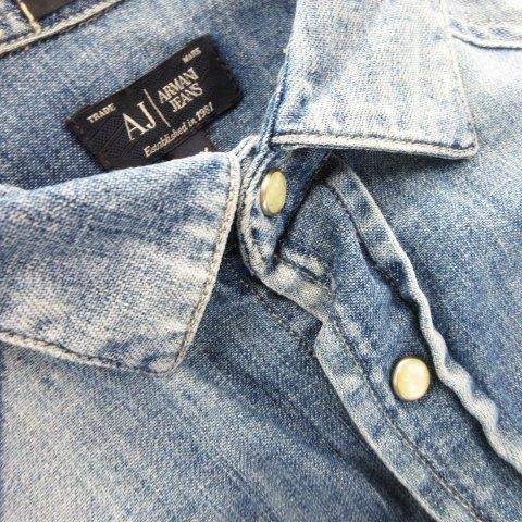 アルマーニ ジーンズ ARMANI JEANS AJ ダンガリーシャツ デニム