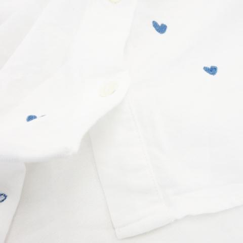 セザンヌ SEZANE オックスフォードシャツ 長袖 刺繍 ドット セザンヌ SEZANE オックスフォードシャツ 長袖 刺繍 ドット