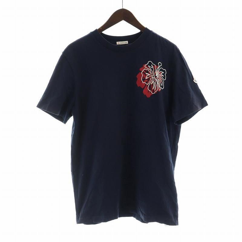 モンクレール ネイビー 半袖Tシャツ M 【公式通販】
