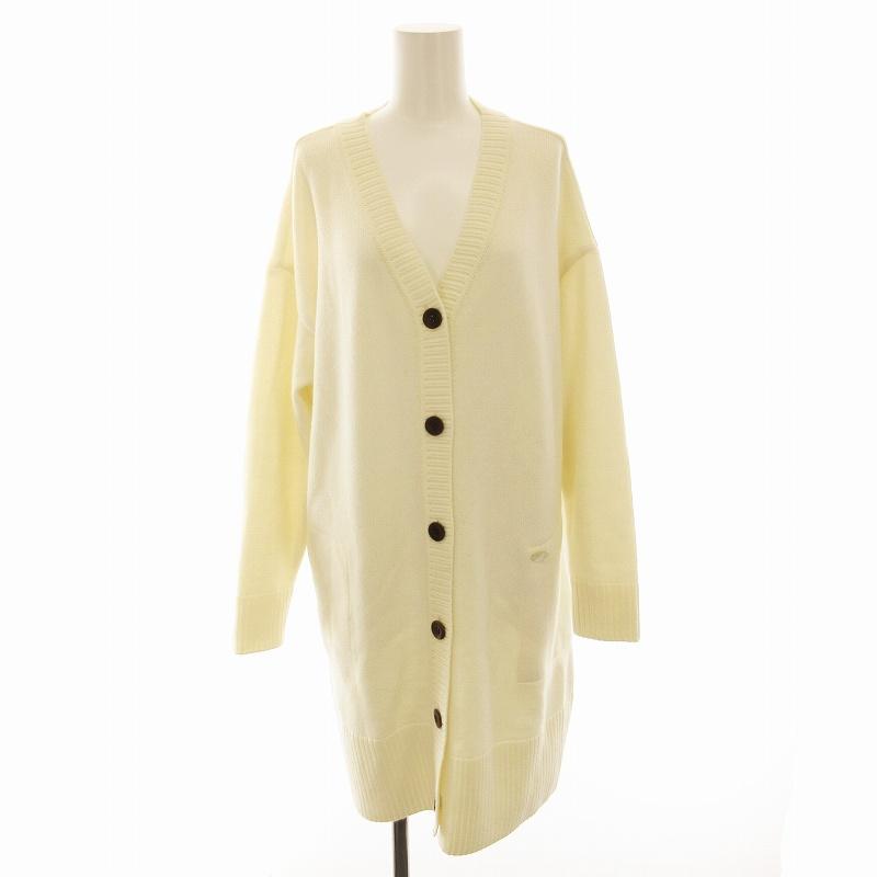 新品】Rene カーディガン 23SS イエロー 36サイズ