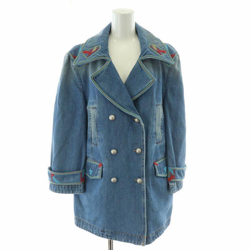 未使用品 エルマノシェルビーノ ERMANNO SCERVINO デニムジャケット  