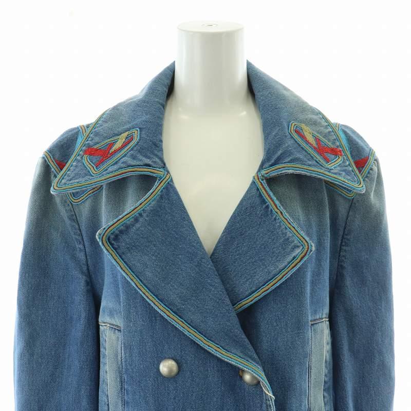 未使用品 エルマノシェルビーノ ERMANNO SCERVINO デニムジャケット  