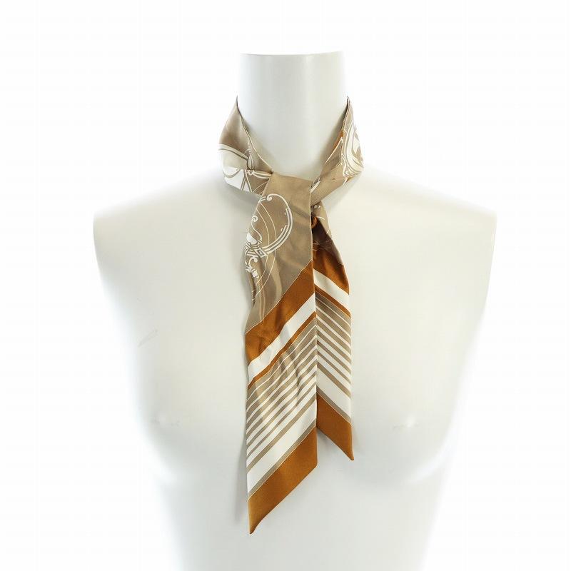 HERMES エルメス ツイリー エクスリブリス スカーフ ストール HERMES エルメス ツイリー エクスリブリス スカーフ ストール