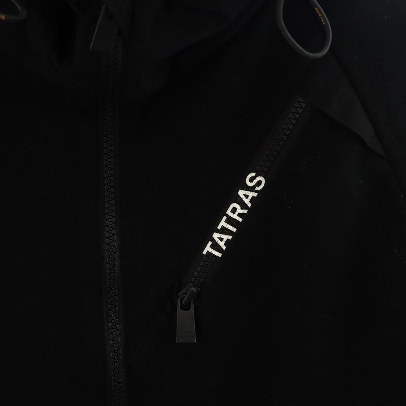 タトラス TATRAS ムスキ MUSKI パーカー ジップアップ ロゴ 1 黒  