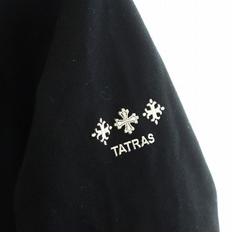 タトラス TATRAS ムスキ MUSKI パーカー ジップアップ ロゴ 1 黒  