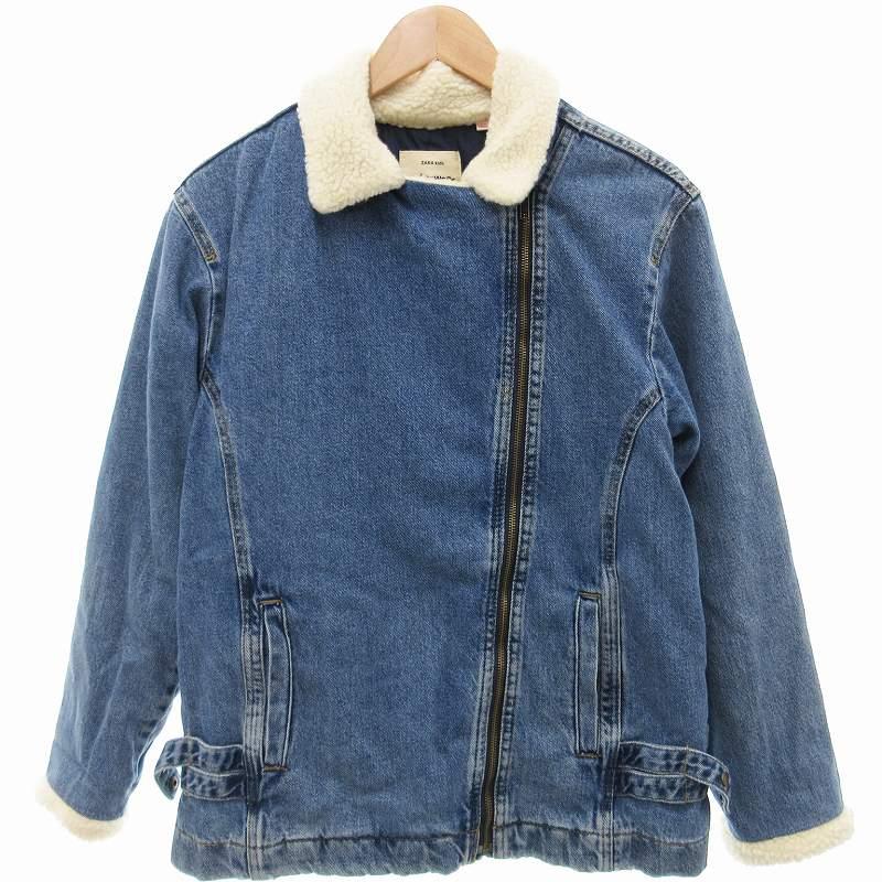 ZARA（ザラ） ZARA kids 中綿デニムジャケット 裏ボア 13-14 164cm 紺