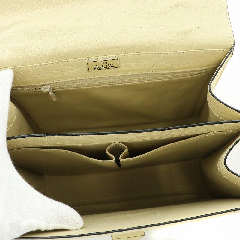 Loro bolsetta ロロボルセッタ クロコダイル ワニ革 ハンドバッグ 