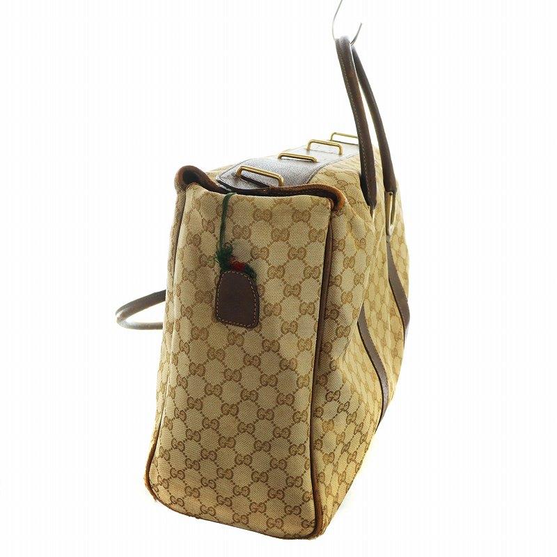 GUCCI グッチ ヴィンテージ ボストンバッグ トートバッグ ロゴ