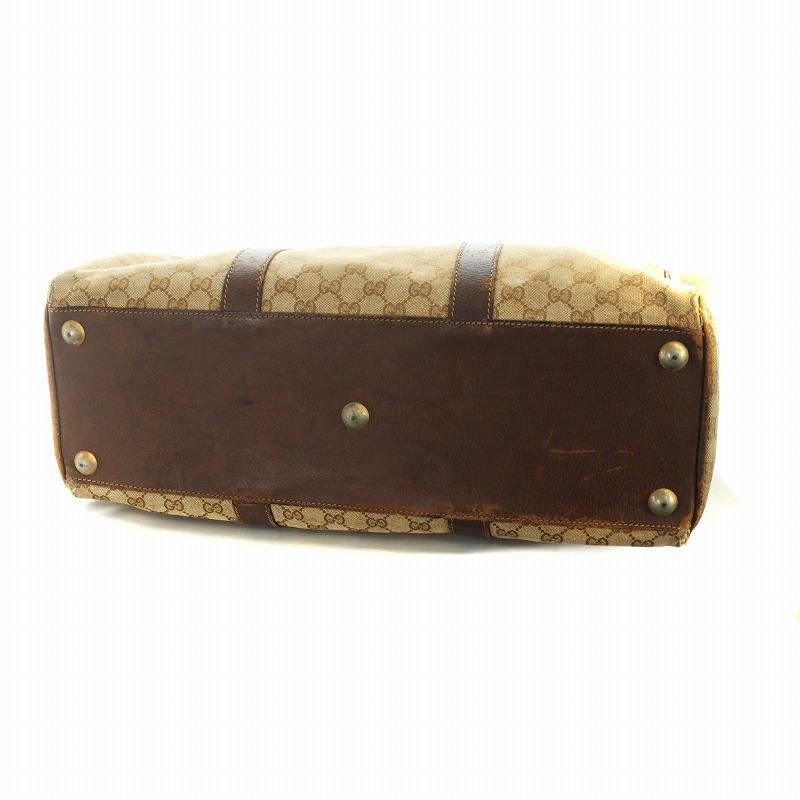 GUCCI（グッチ） ヴィンテージ ボストンバッグ トートバッグ ロゴ GG