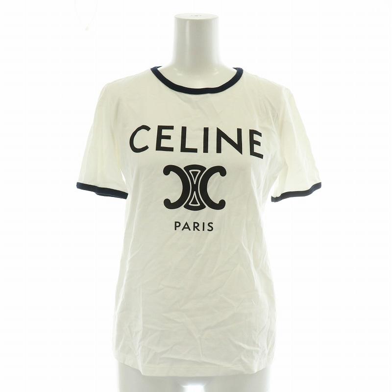 CELINE 白 Tシャツ XS