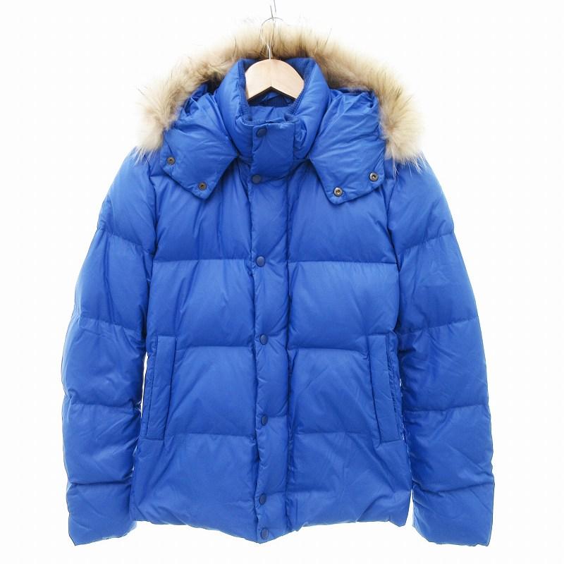 SHIPS JET BLUE シップス　レザージャケット　ダウンジャケット　M シップスジェットブルー SHIPS JET BLUE ダウンジャケット ブルゾン