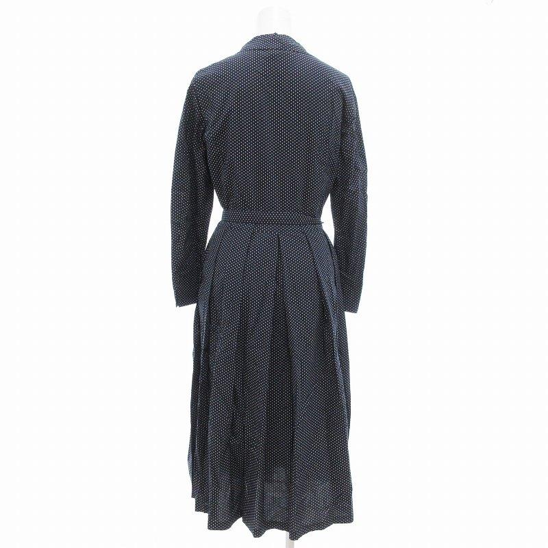 agnes b.（アニエスベー） 美品 シャツワンピース 長袖 マキシ