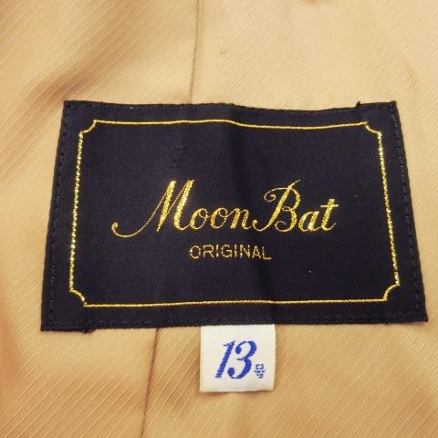 ムーンバット Moon bat スエードコート 羊革 リボンベルト