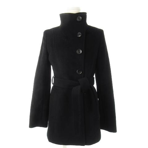 UNTITLED（アンタイトル） スタンドカラーコート ミドル丈 ダブル