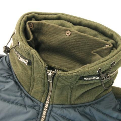 サーティースリーディグリーズ 33 Degrees 中綿ニットジャケット 切替