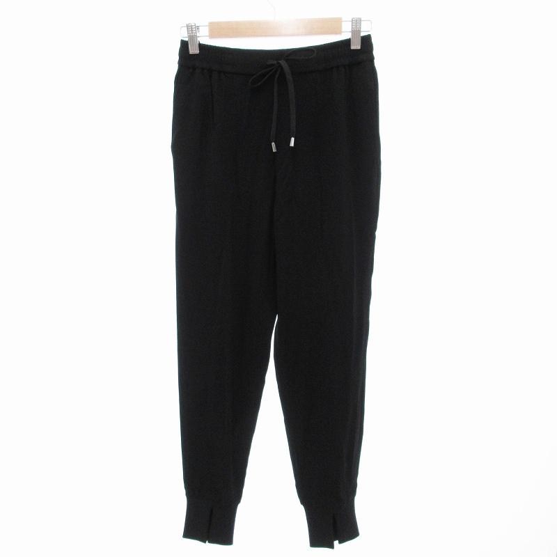 プラステ PLST イージーパンツ ジョガー リラックス XS 黒 ブラック  