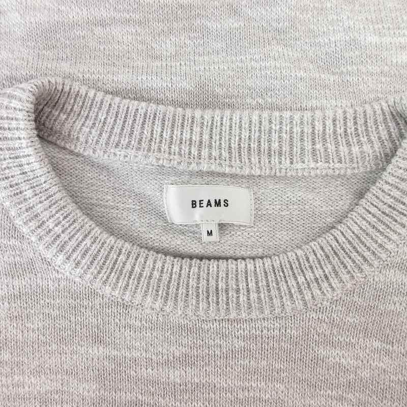 BEAMS ビームス 9ゲージ スラブ クルーネックニット セーター M