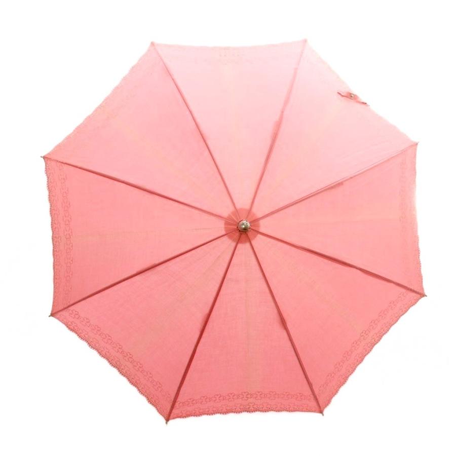 美品　CELINE セリーヌ　トリオンフ　晴雨兼用長傘　メタリックネイビー 美品 CELINE セリーヌ トリオンフ 晴雨兼用長傘 メタリック