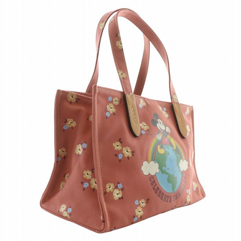 コーチ COACH × ディズニー DISNEY トートバッグ ハンド キャンバス
