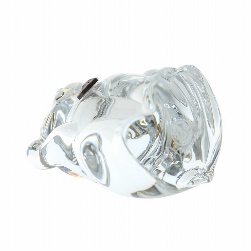 バカラ Baccarat フィギュリン 置物 まねき猫 レッドオクトゴン