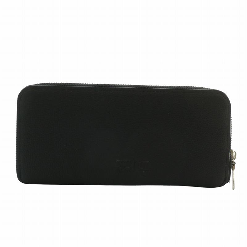 未使用品 ソラチナ SOLATINA 長財布 レザー ラウンドファスナー