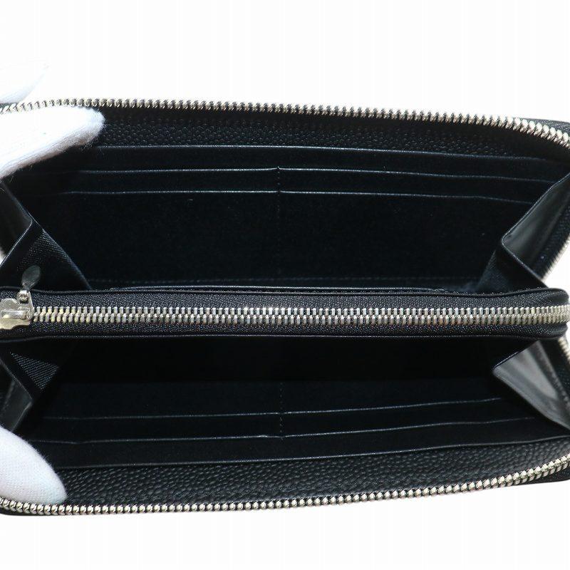 未使用品 ソラチナ SOLATINA 長財布 レザー ラウンドファスナー