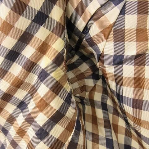 アクアスキュータム AQUASCUTUM トレンチコート ロング ダブル ベルト