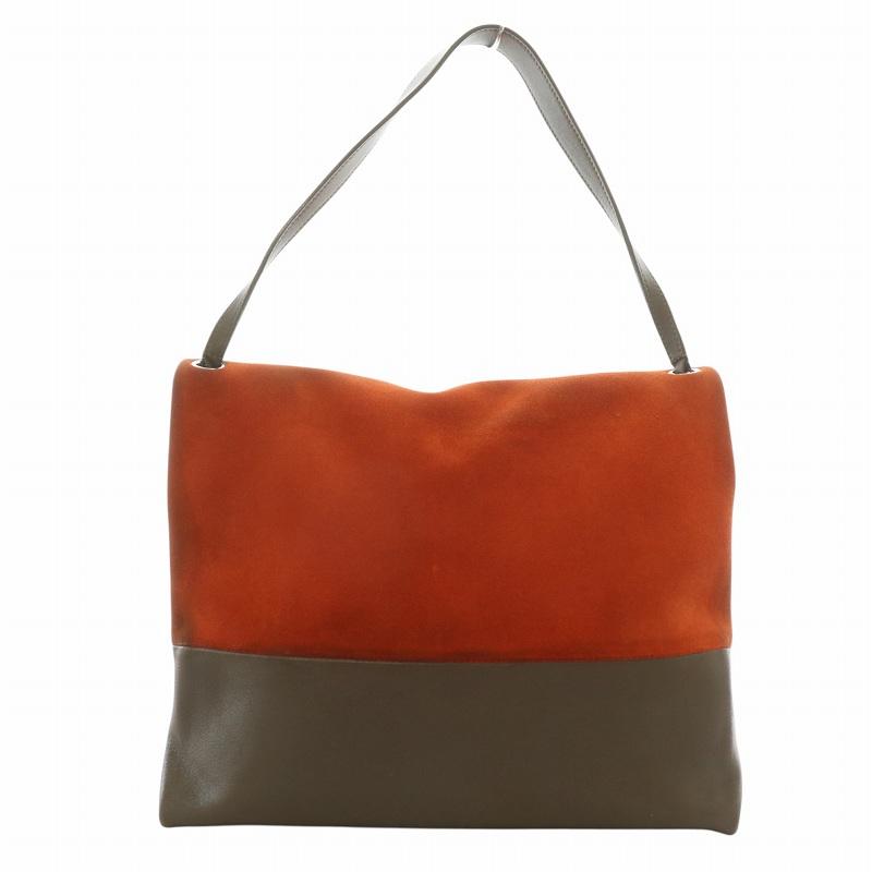 良品 セリーヌ ブギーバッグ スタッズ ハンド トート オールレザー