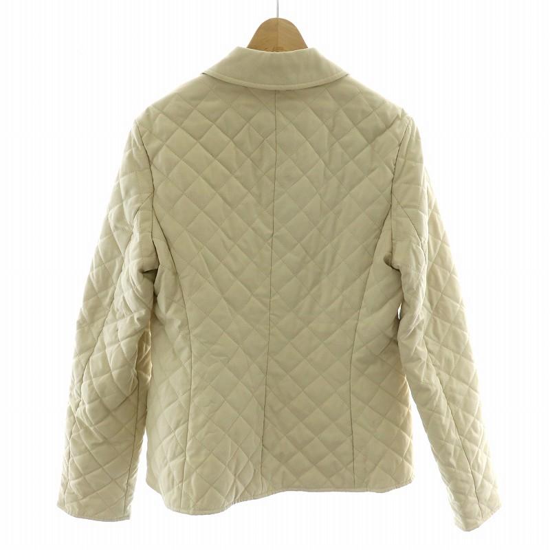 BURBERRY LONDON◇キルティングジャケット/38/ポリエステル/BEG/無地