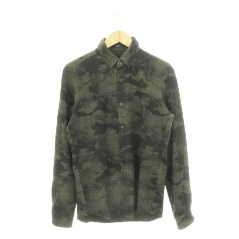 5351プールオム 柄シャツ 5351プールオム ブロンズと黒のタイダイ