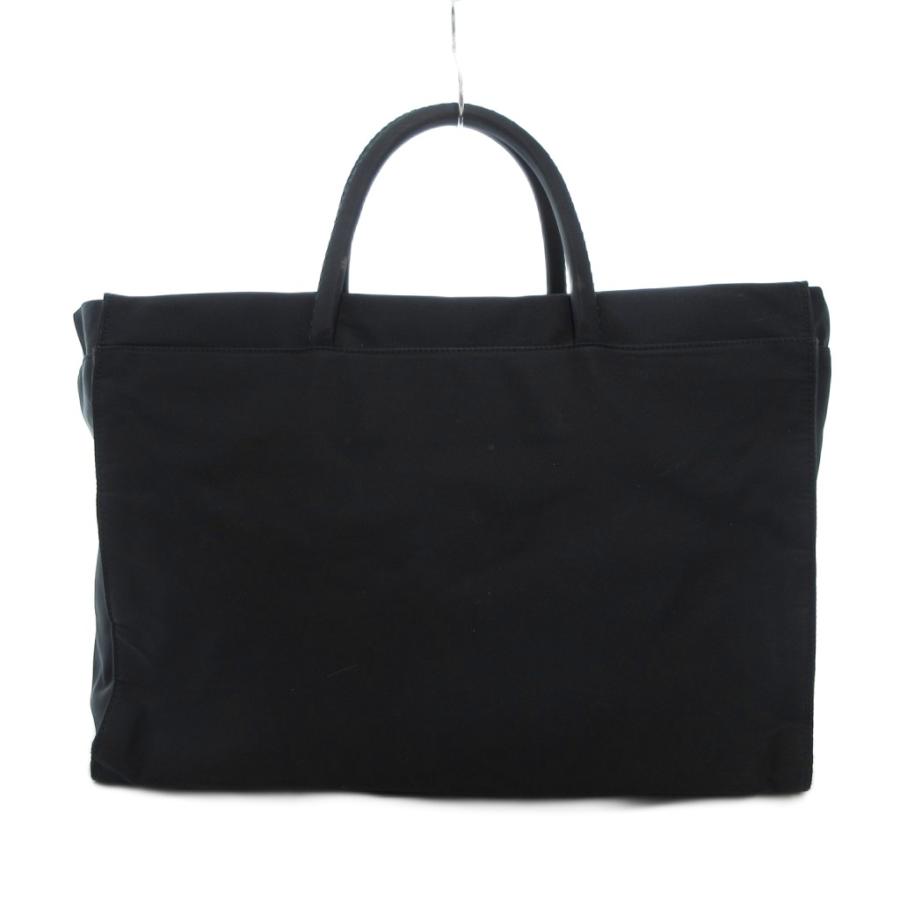 プラダ　トートバッグ　ナイロン　黒　三角プレート PRADA プラダ トートバッグ ハンドバッグ ナイロン 三角プレート