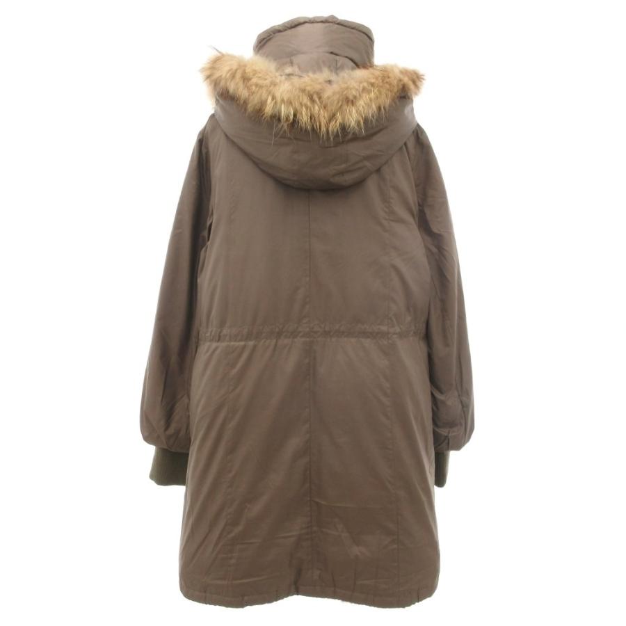 UNTITLED（アンタイトル） ダウンコート ジャケット ロング丈 ファー