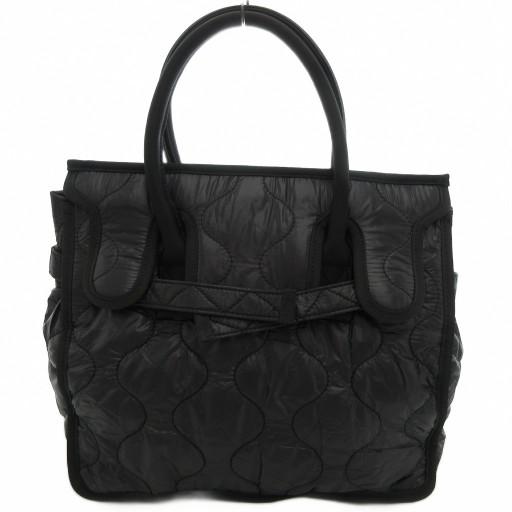 キャセリーニ casselini キルティング トートバッグ 黒 ブラック /UO