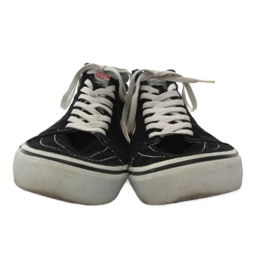 VANS バンズ OFF THE WALL ハイカットスニーカー 25cm シューズ 黒