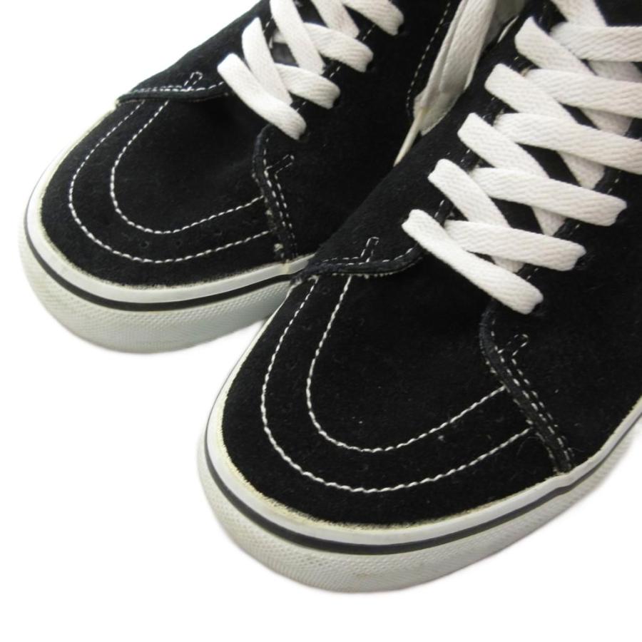 VANS バンズ OFF THE WALL ハイカットスニーカー 25cm シューズ 黒