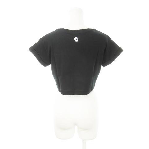 未使用品 クロノス CRONOS Tシャツ クルーネック 半袖 クロップド ロゴ