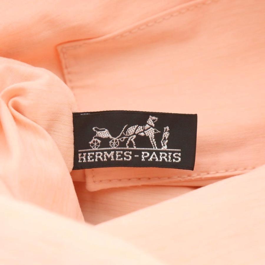 HERMES エルメス ポリードポーチ 化粧ポーチ 小物入れ キャンバス ロゴ  