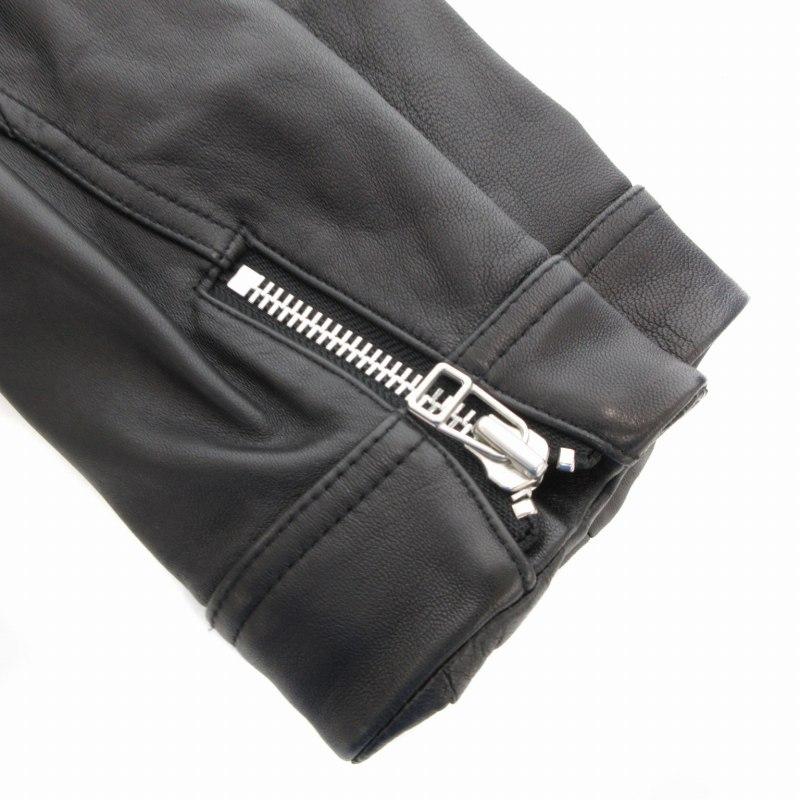 x*様 美品 レノマ レザージャケット ライダースジャケット 本革 羊革 ブラッ x*様 美品 レノマ レザージャケット ライダースジャケット 本革 羊革