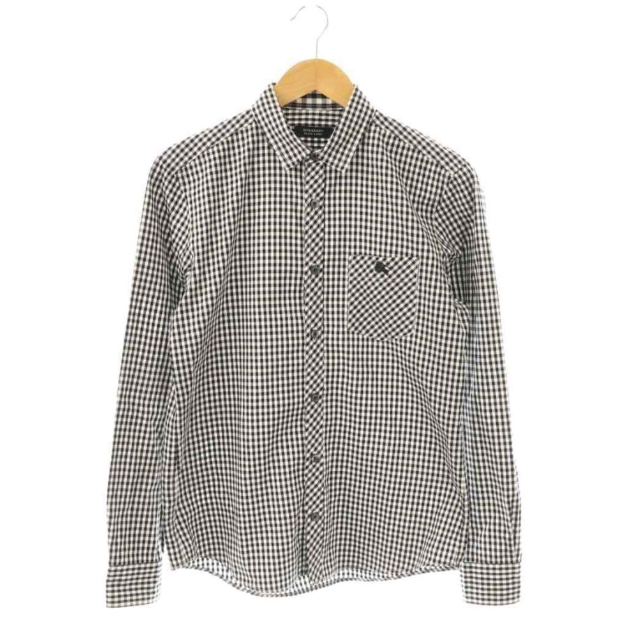 バーバリーブラックレーベル チェックシャツ 希少 バーバリーブラック